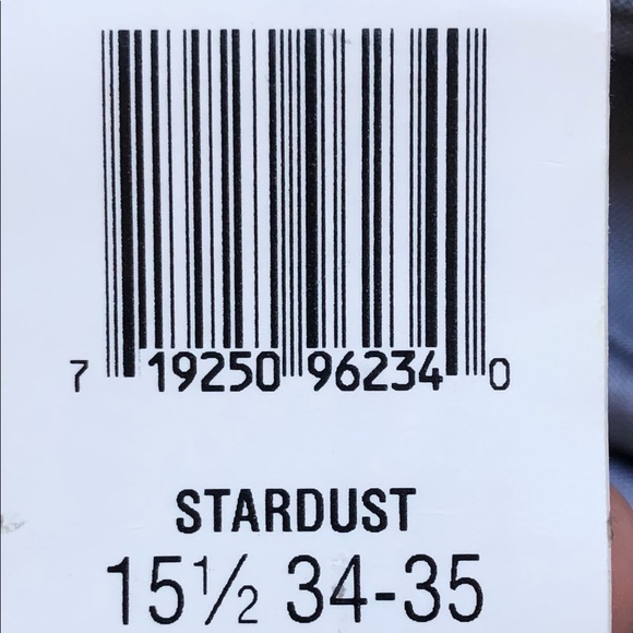 Calvin Klein Slim Fit, Stretch, Men’s Dot Print Dress Shirt, Steel 15 1/2, 34/35 - Picture 6 of 6